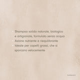 Shampoo Solido Henne e Olio di Broccoli