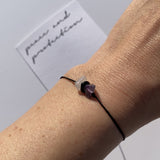 Bracciale Pace e Protezione con cristalli