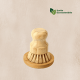 Set Spazzola e porta spazzola in legno