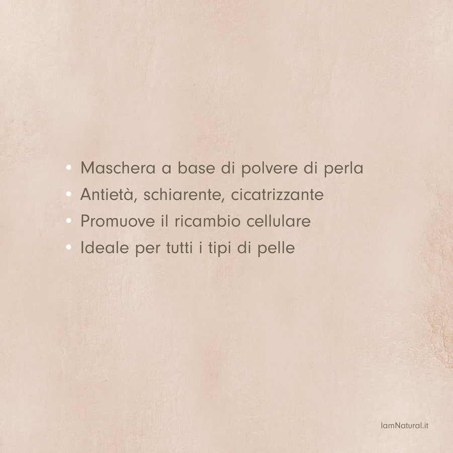 Maschera Viso Polvere di Perle