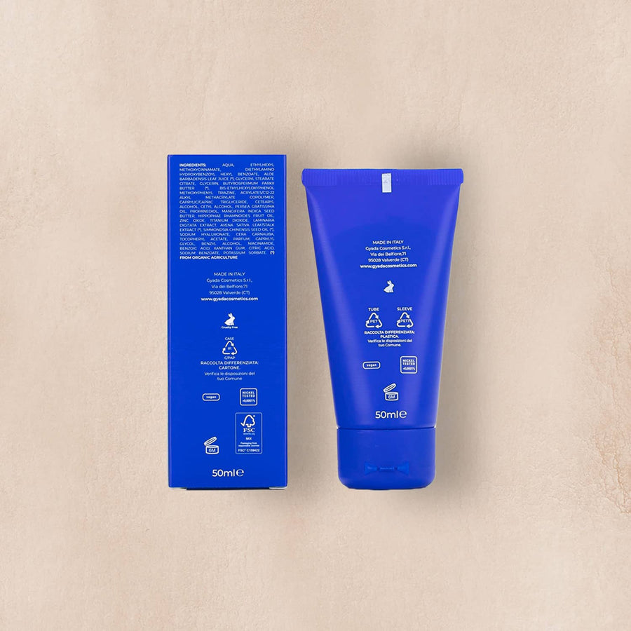 Crema solare viso SPF50